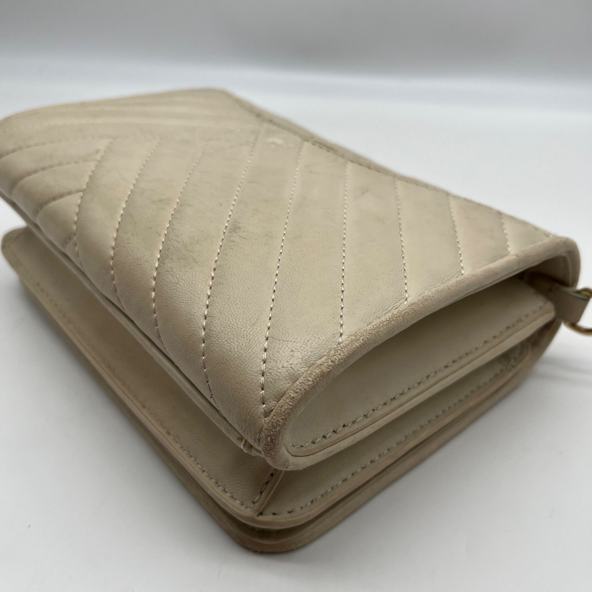 Tory Burch Ivory Leather Alexa Combo Crossbody
