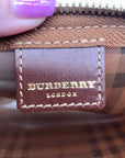 Burberry Brown Vinyl Nova Check Shoulder Bag