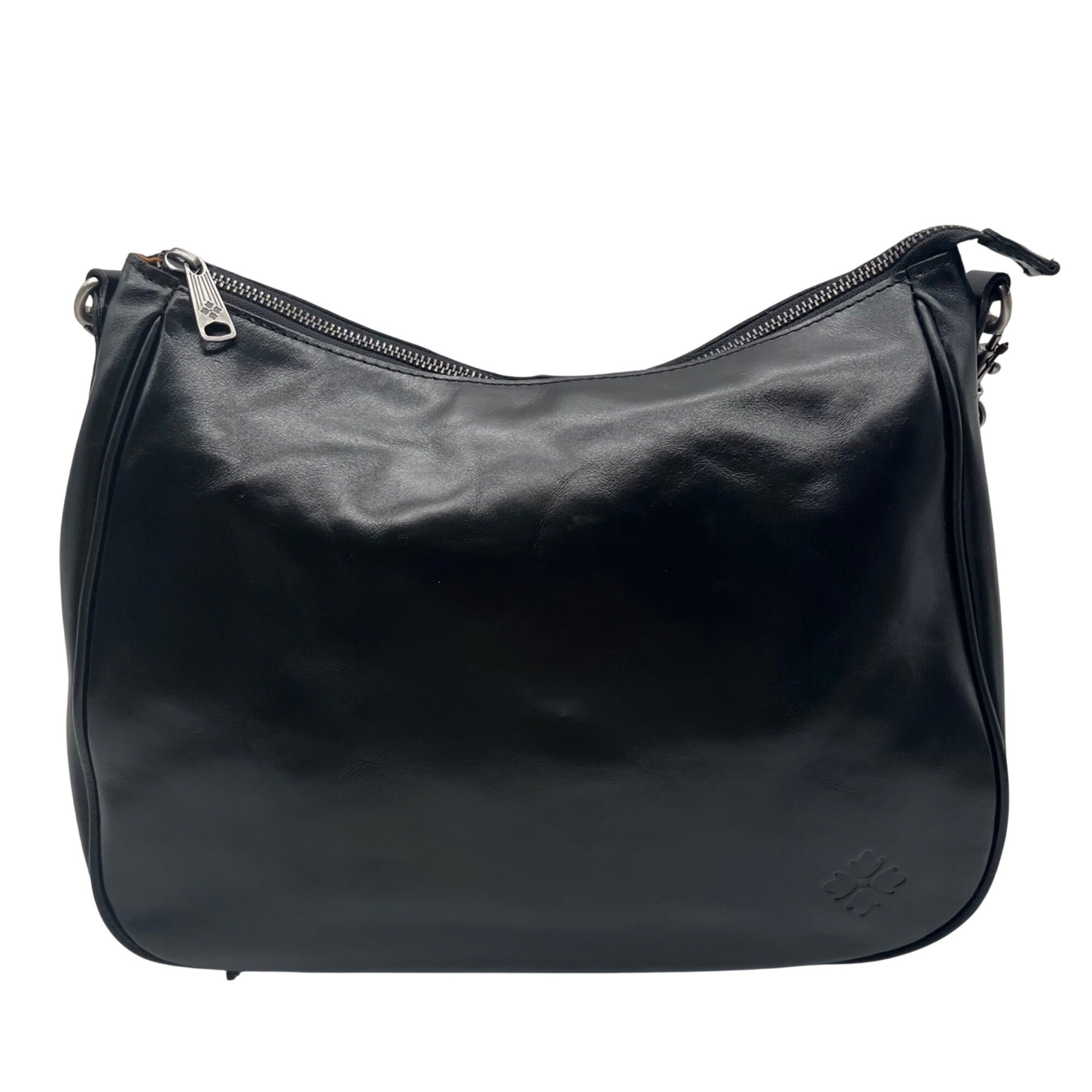 Patricia Nash Athani Black Large Leather Shoulder Bag