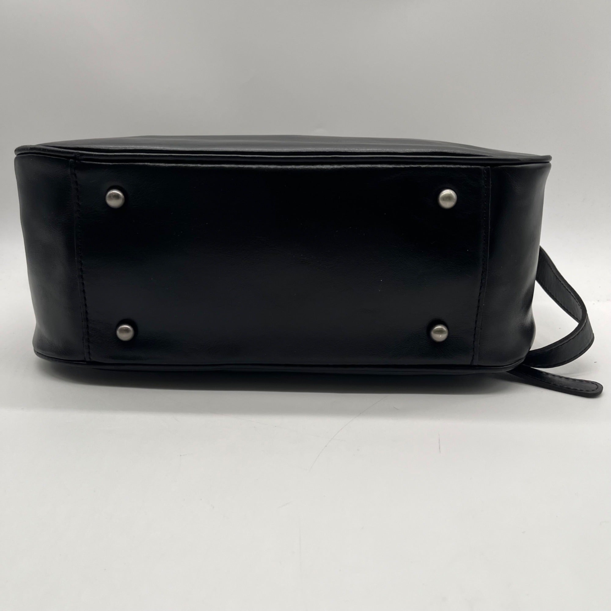 Patricia Nash Athani Black Large Leather Shoulder Bag