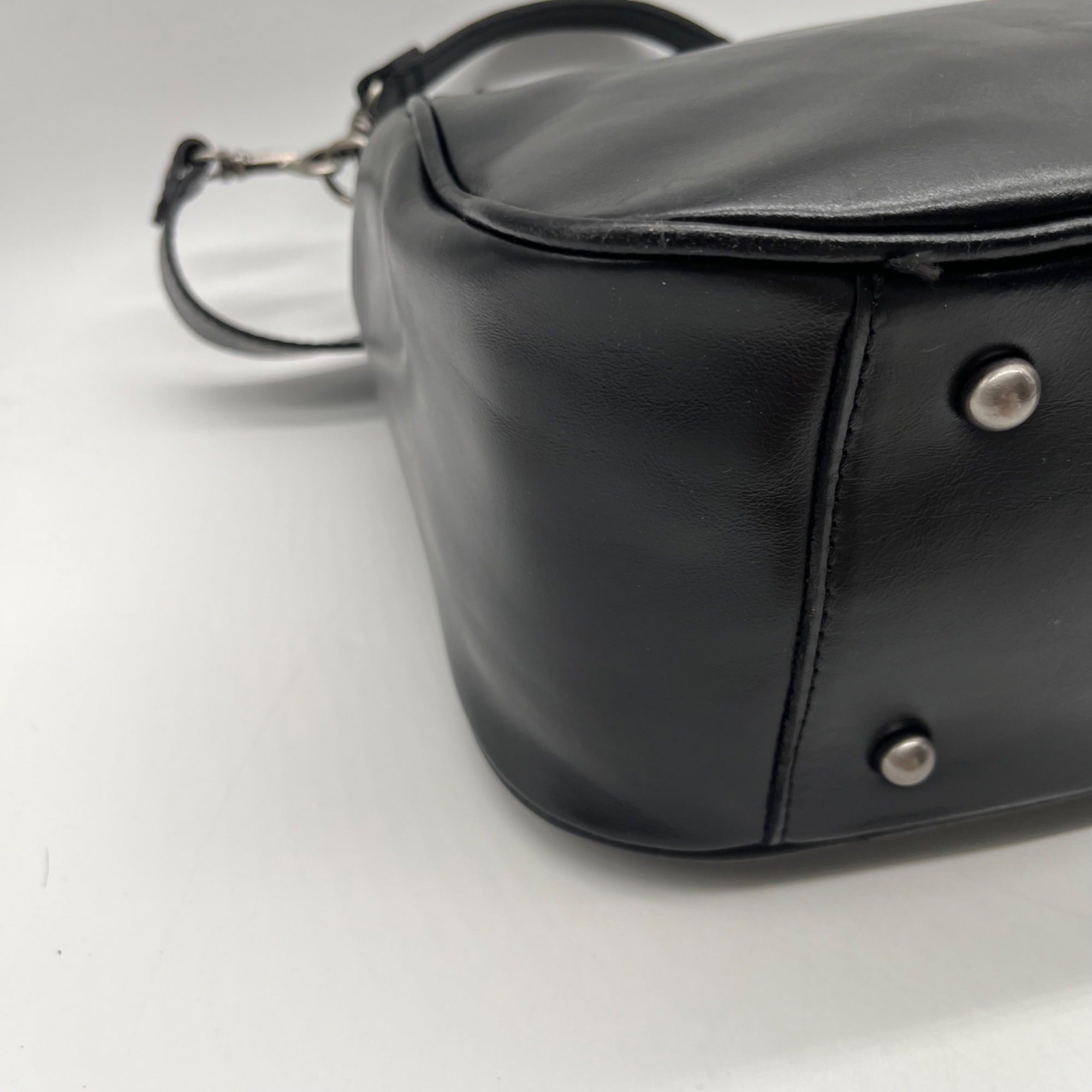Patricia Nash Athani Black Large Leather Shoulder Bag