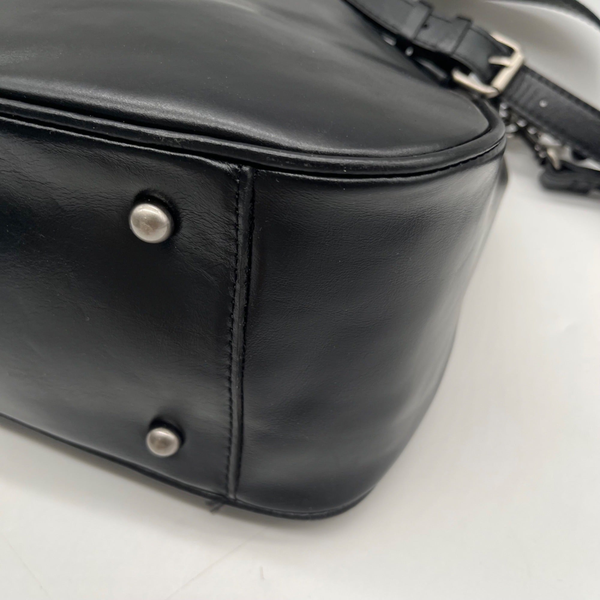 Patricia Nash Athani Black Large Leather Shoulder Bag