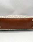Michael Kors Ivory Monogram Canvas Hamilton Bag