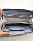 Kate Spade Baby Blue Saffiano Leather Laurel Way Neda Wallet
