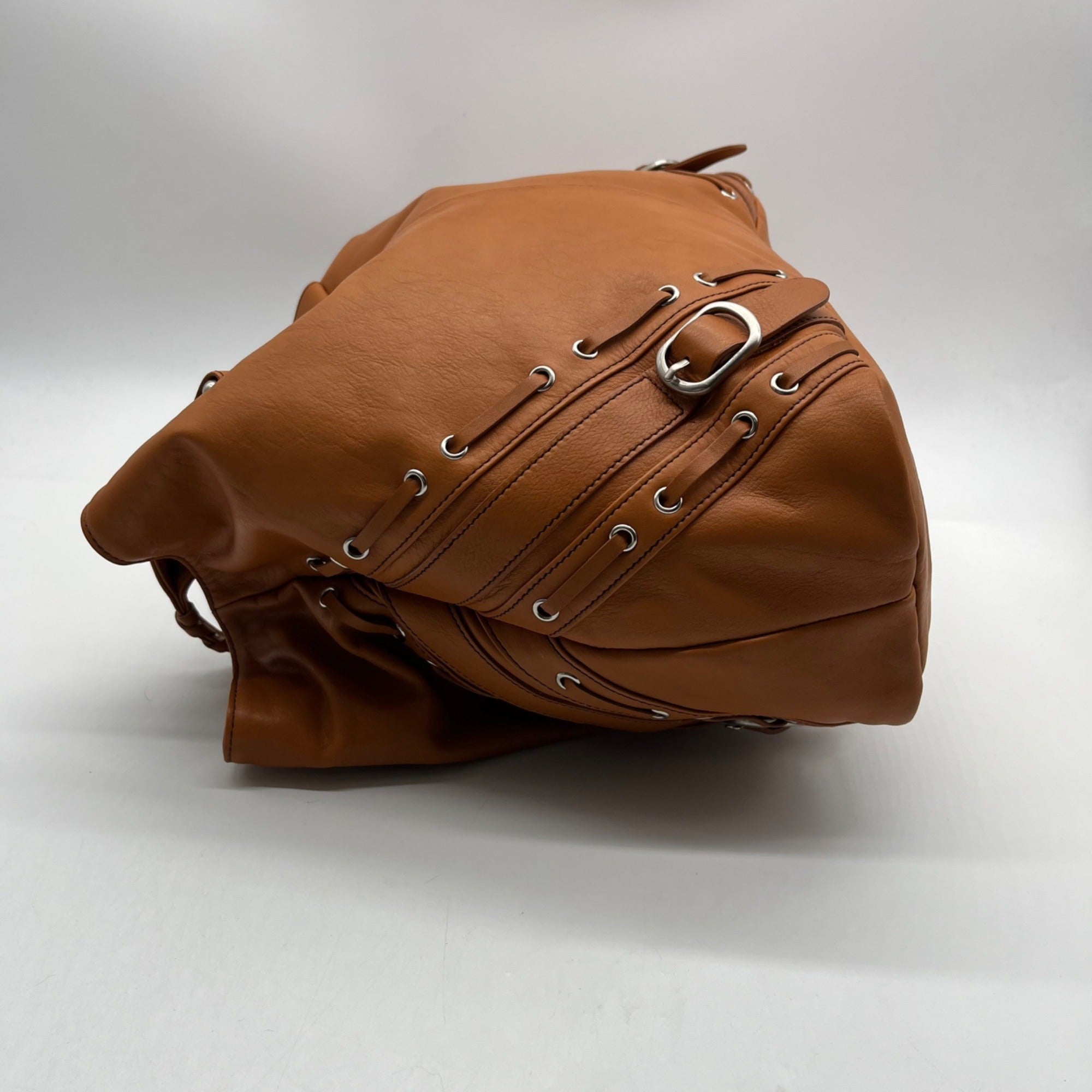 Kenneth Cole Brown Leather Tote Bag