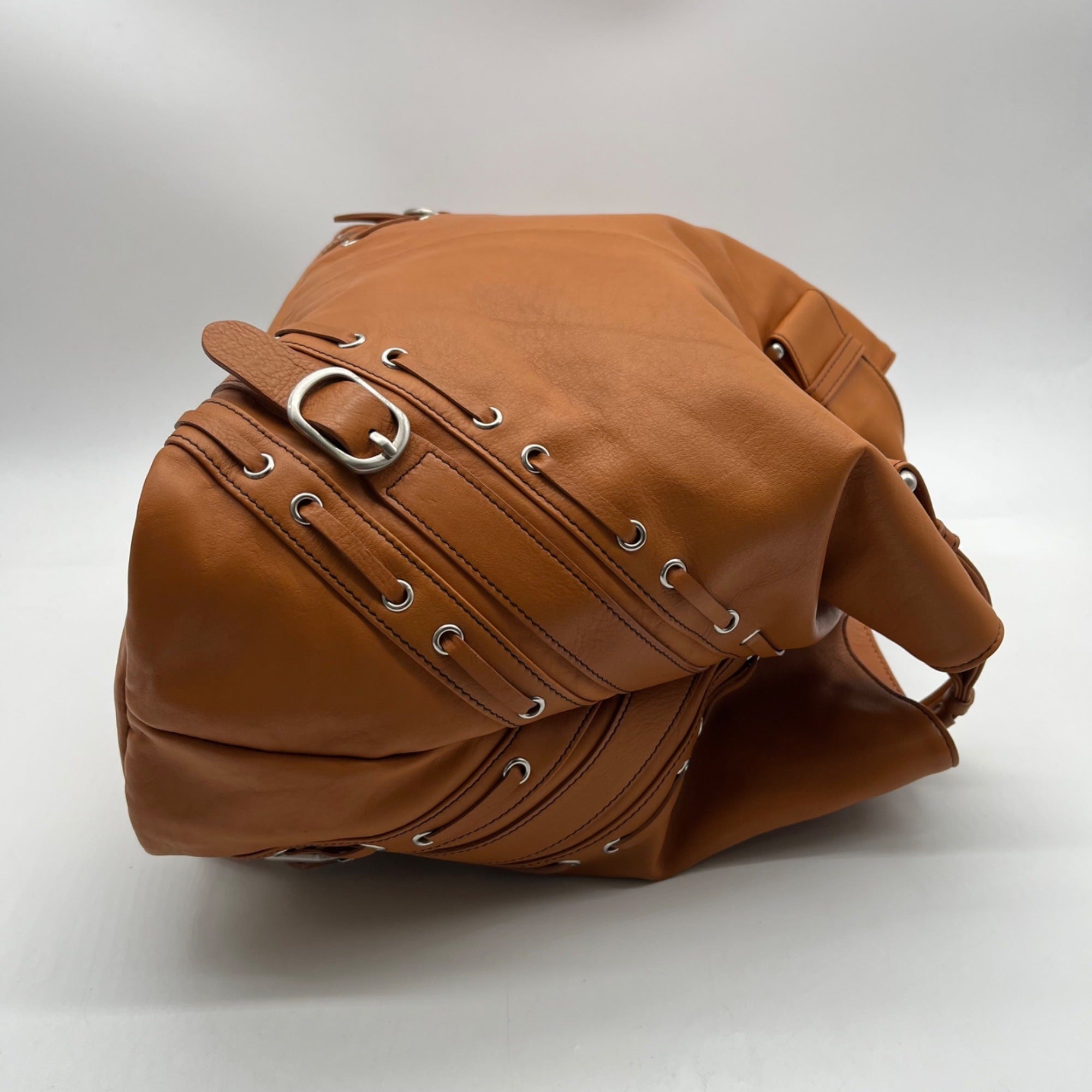 Kenneth Cole Brown Leather Tote Bag