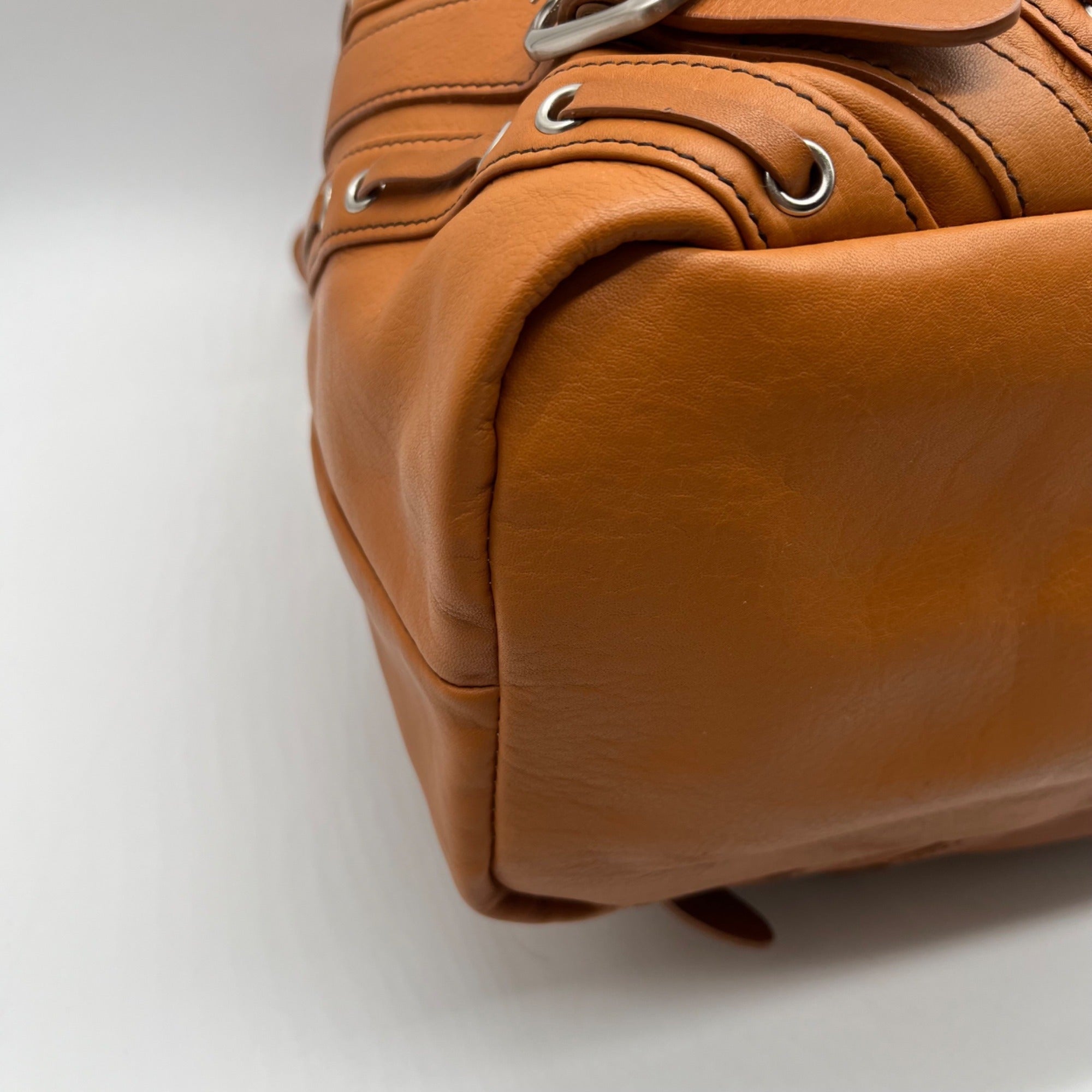 Kenneth Cole Brown Leather Tote Bag
