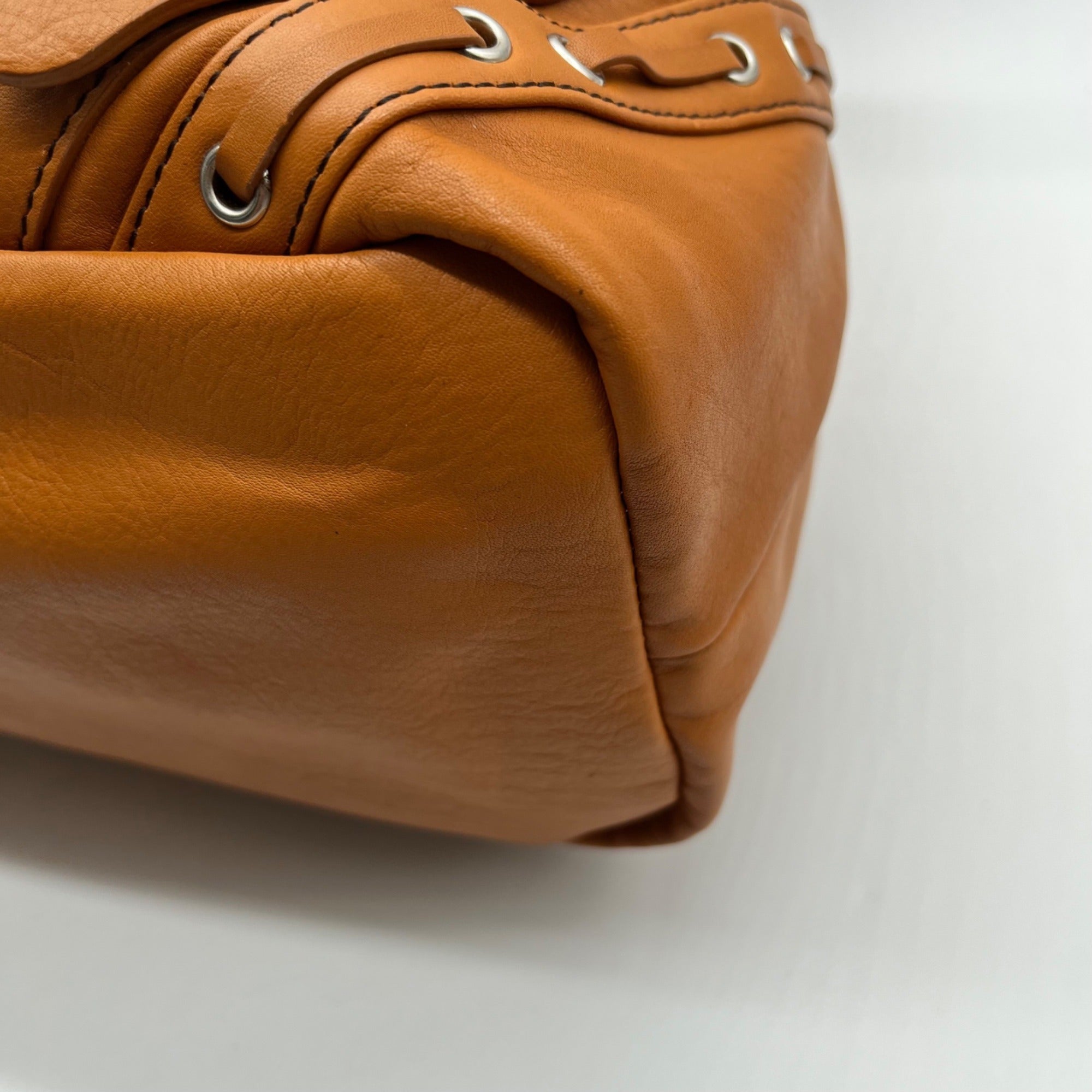 Kenneth Cole Brown Leather Tote Bag