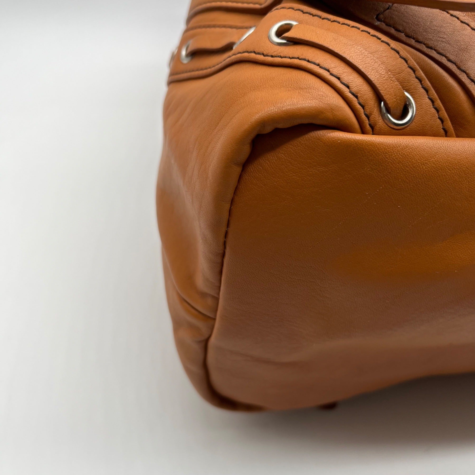 Kenneth Cole Brown Leather Tote Bag