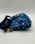 Coach Blue Fabric Poppy Shoulder Bag