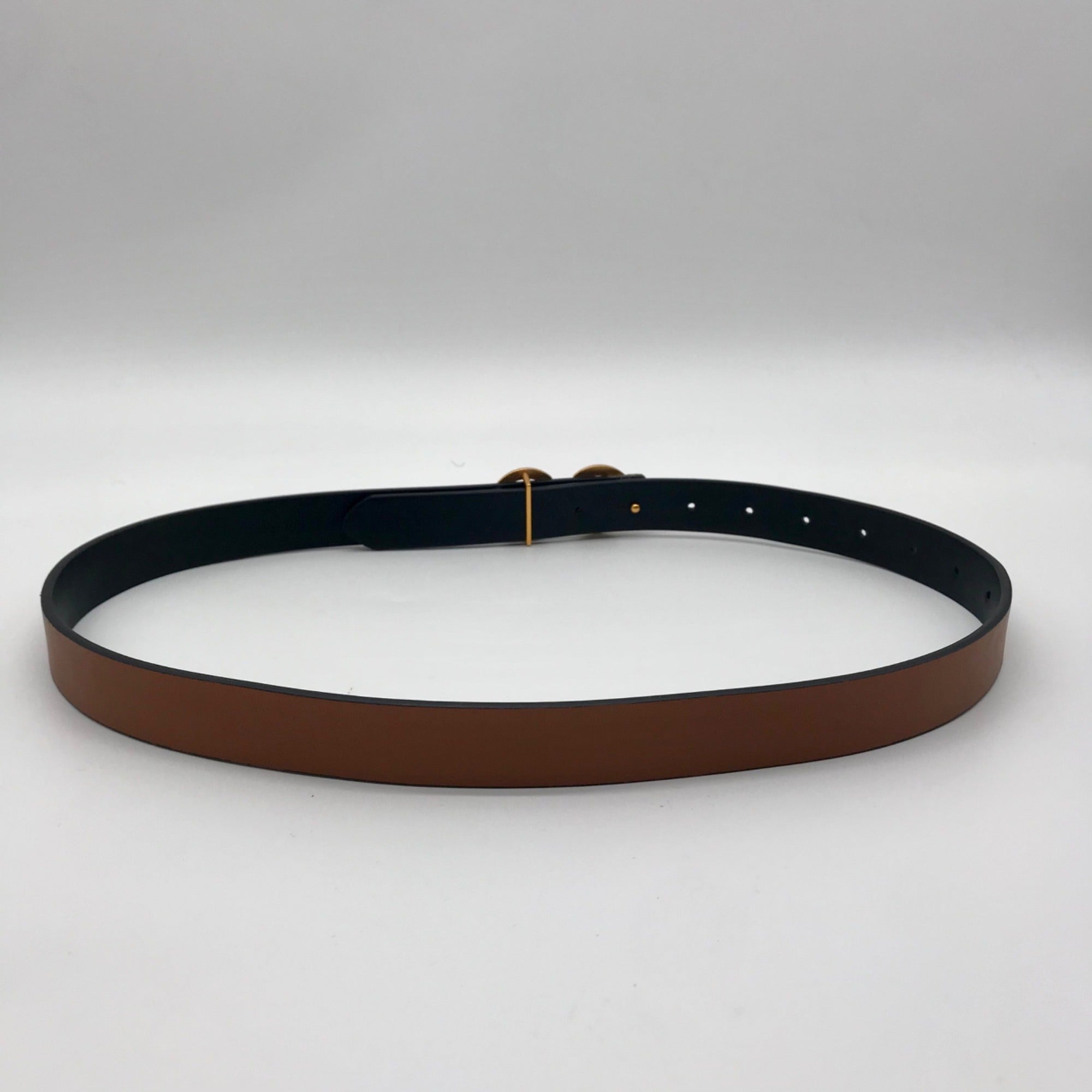 Ferragamo Black Leather Belt