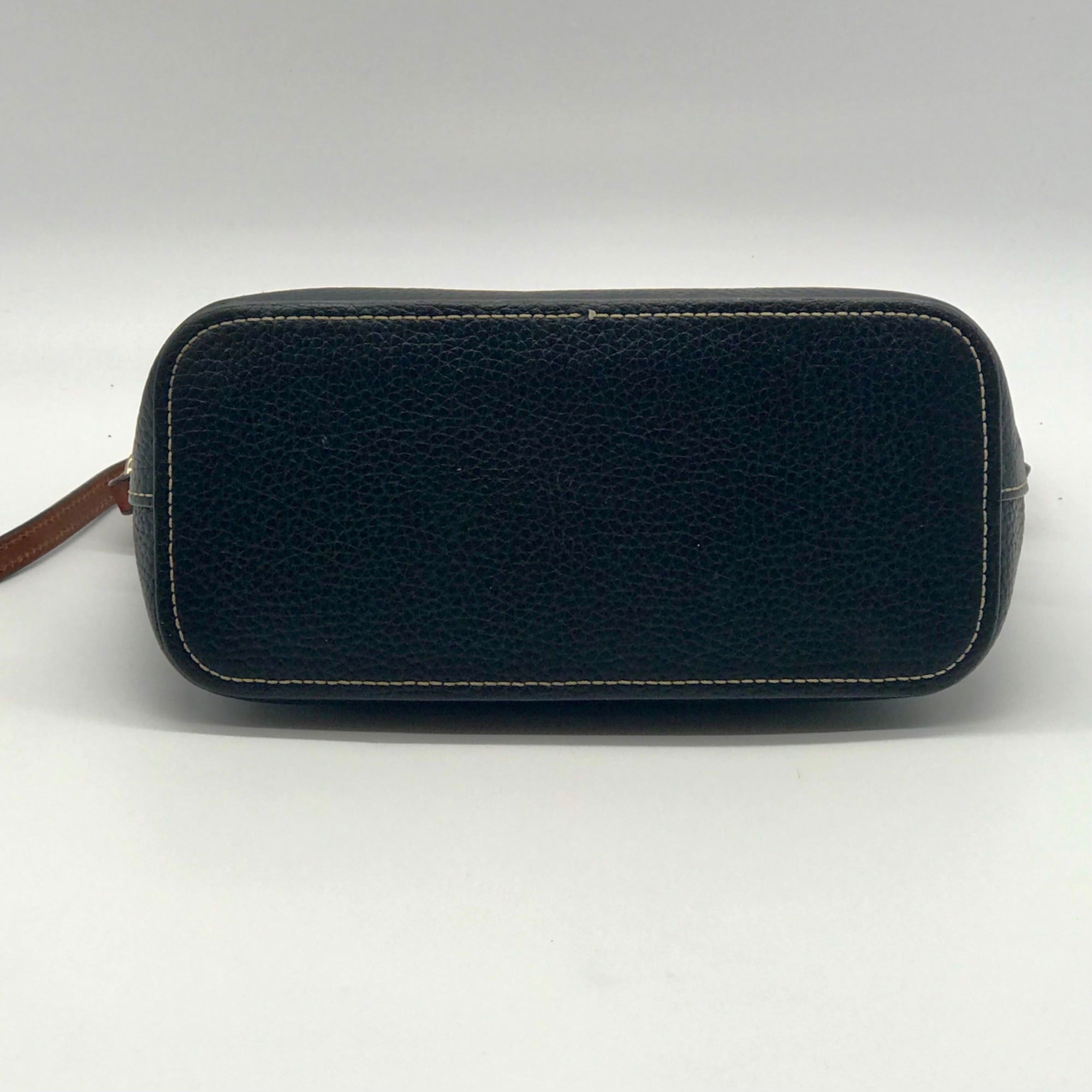 Dooney &amp; Bourke Black Pebbled Leather Crossbody Bag