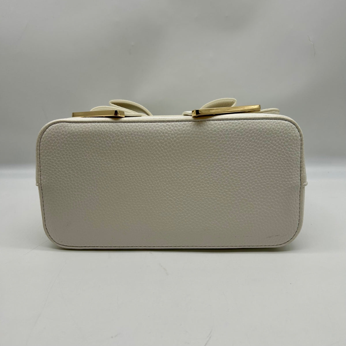 Like Dreams White Leather Bowtie Crossbody Bag