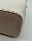 Like Dreams White Leather Bowtie Crossbody Bag