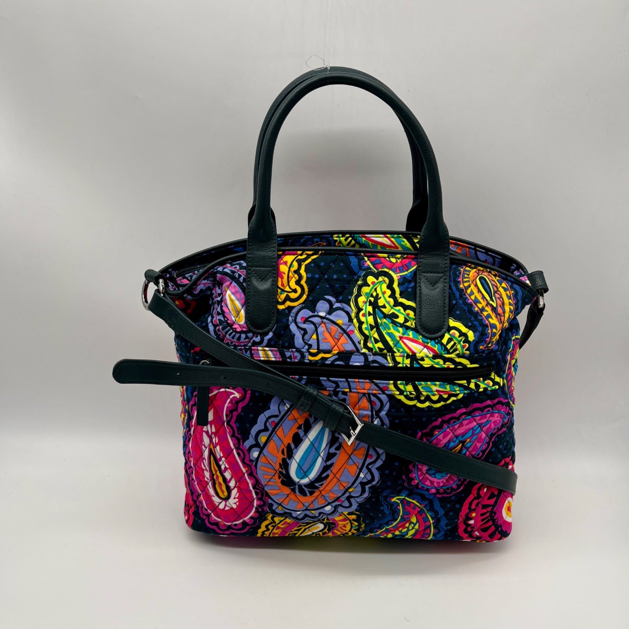 Vera Bradley Blue Twilight Paisley Pattern Traveler Bag