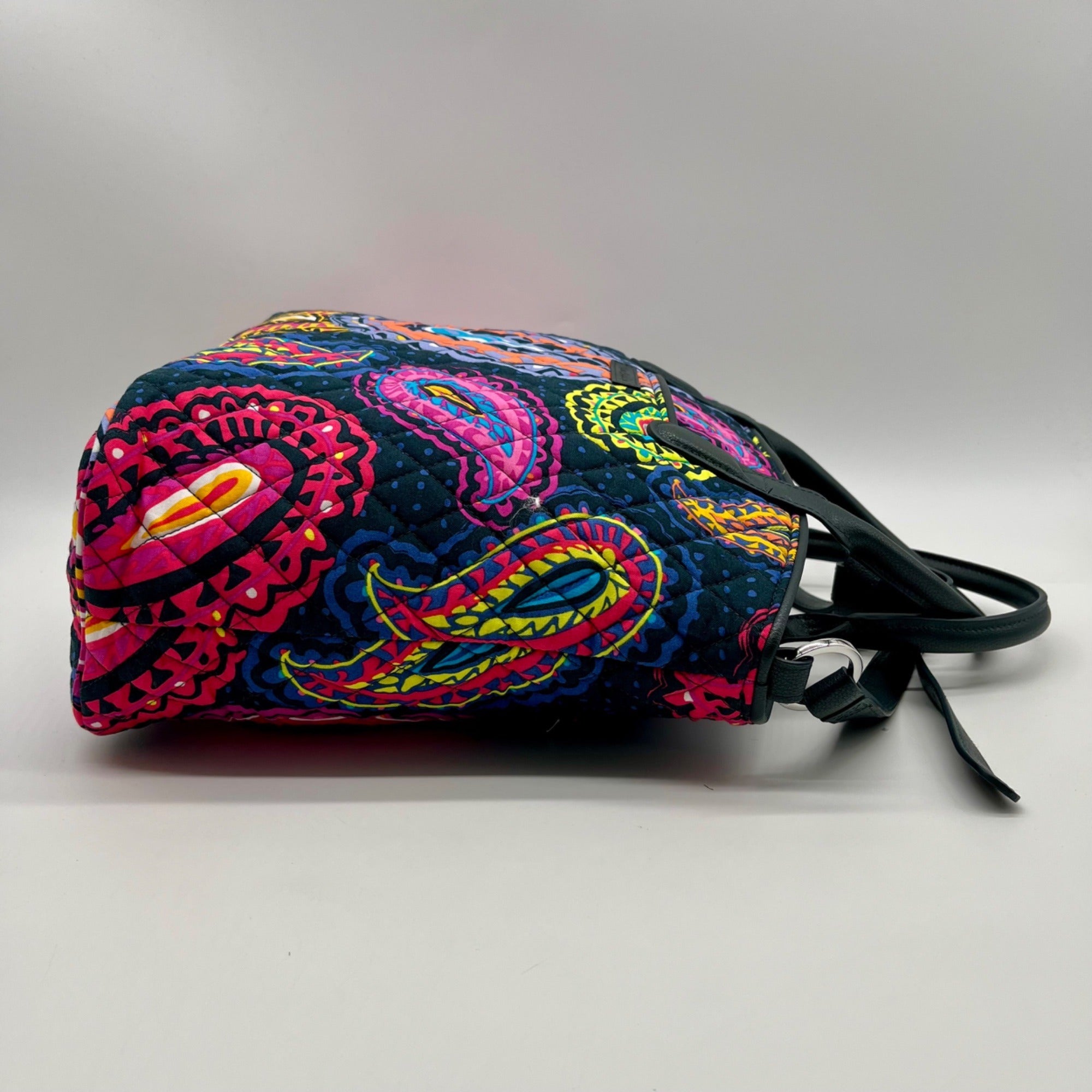 Vera Bradley Blue Twilight Paisley Pattern Traveler Bag