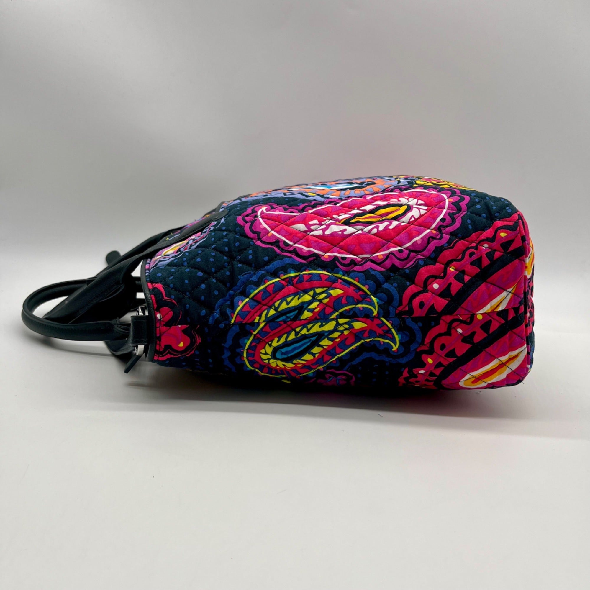 Vera Bradley Blue Twilight Paisley Pattern Traveler Bag