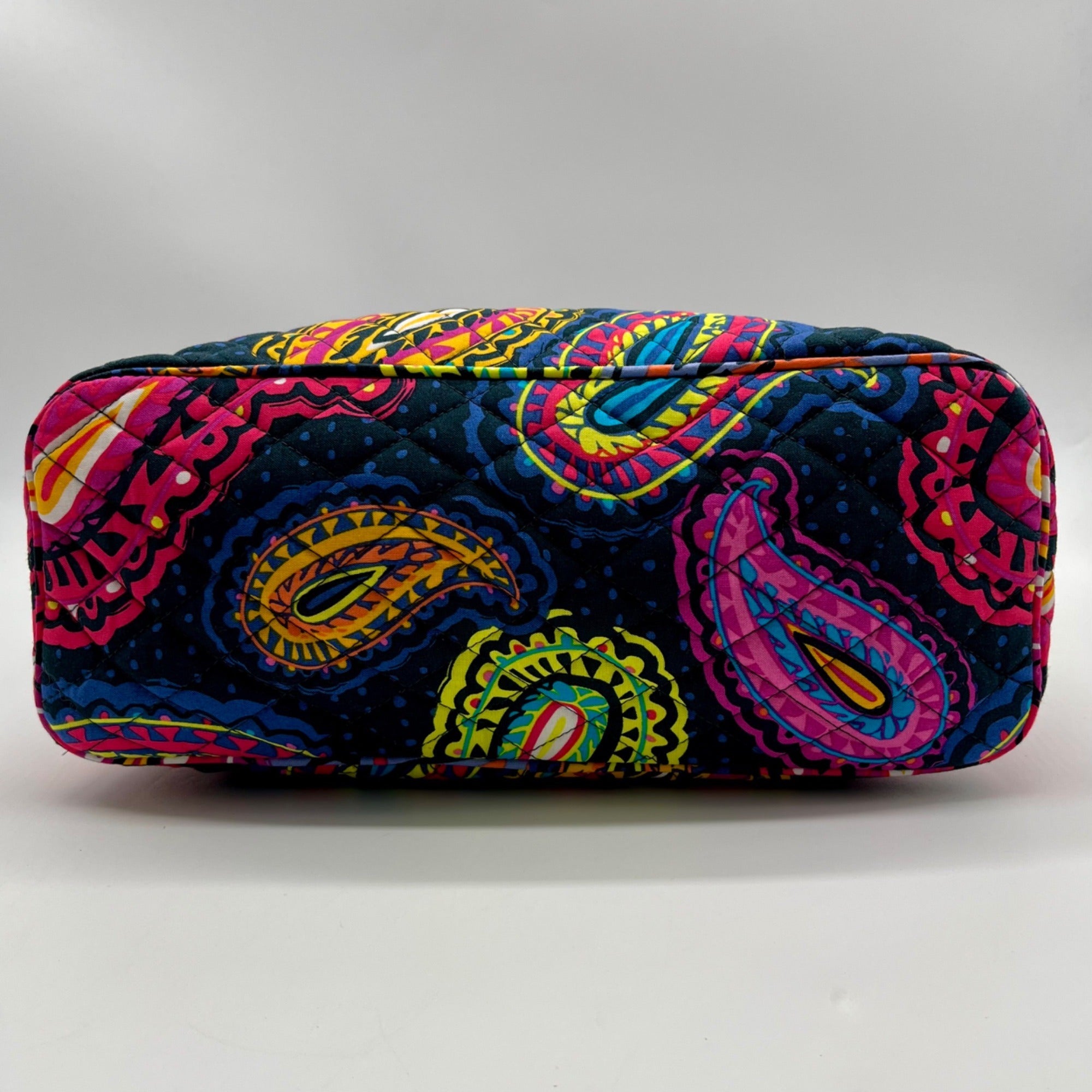 Vera Bradley Blue Twilight Paisley Pattern Traveler Bag