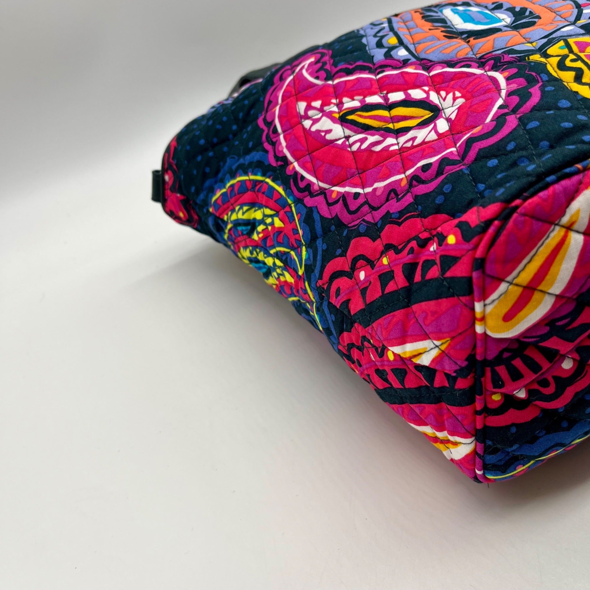 Vera Bradley Blue Twilight Paisley Pattern Traveler Bag