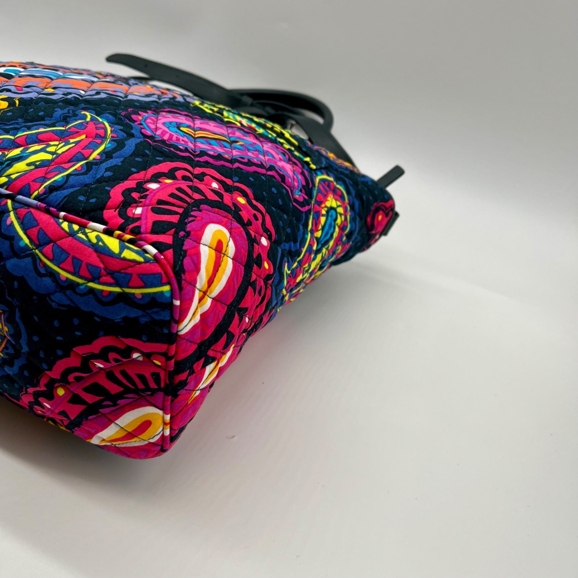 Vera Bradley Blue Twilight Paisley Pattern Traveler Bag