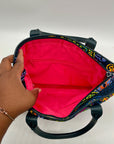 Vera Bradley Blue Twilight Paisley Pattern Traveler Bag