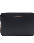 Michael Kors Black Leather Large East West Crossbody