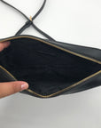 Michael Kors Black Leather Large East West Crossbody