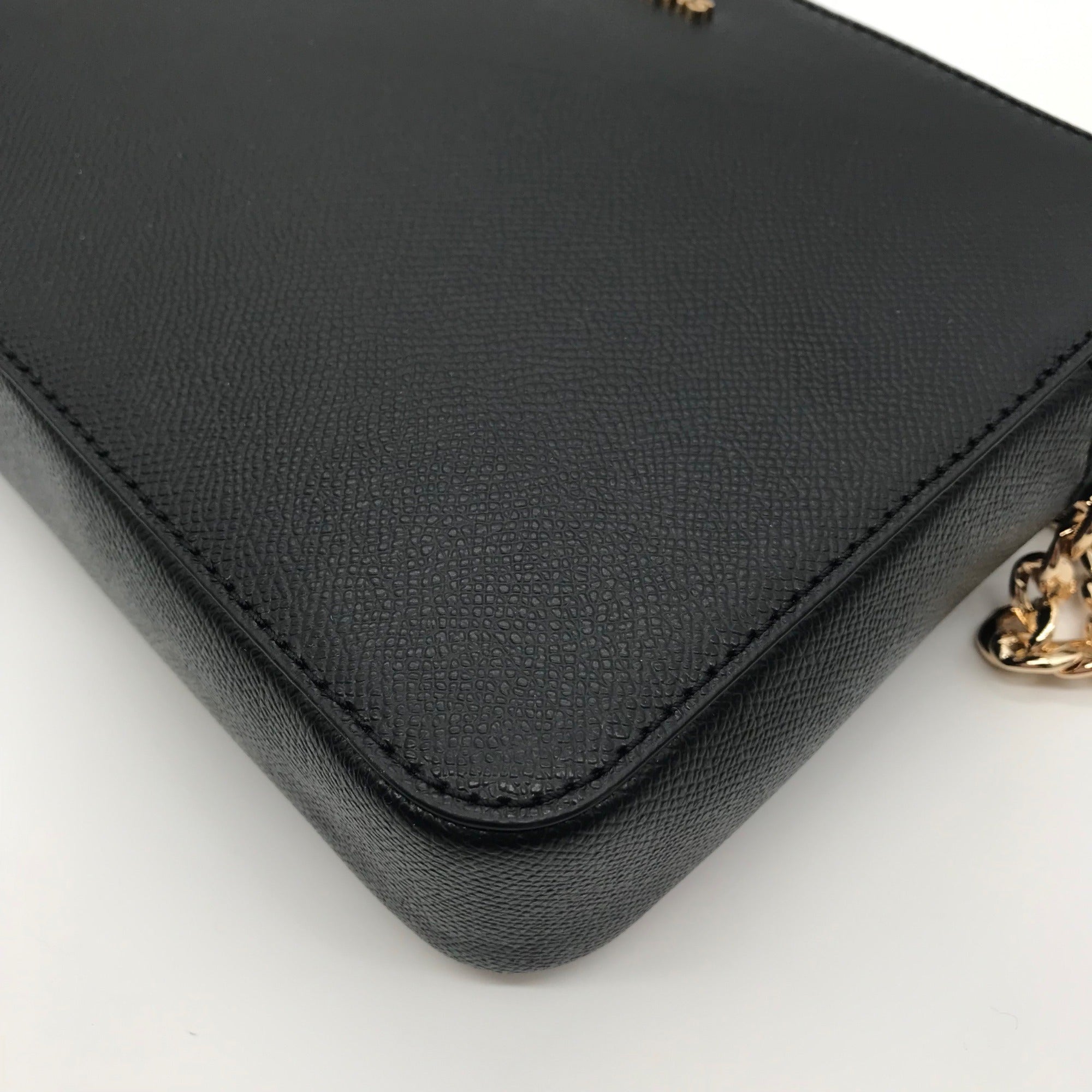 Michael Kors Black Leather Large East West Crossbody