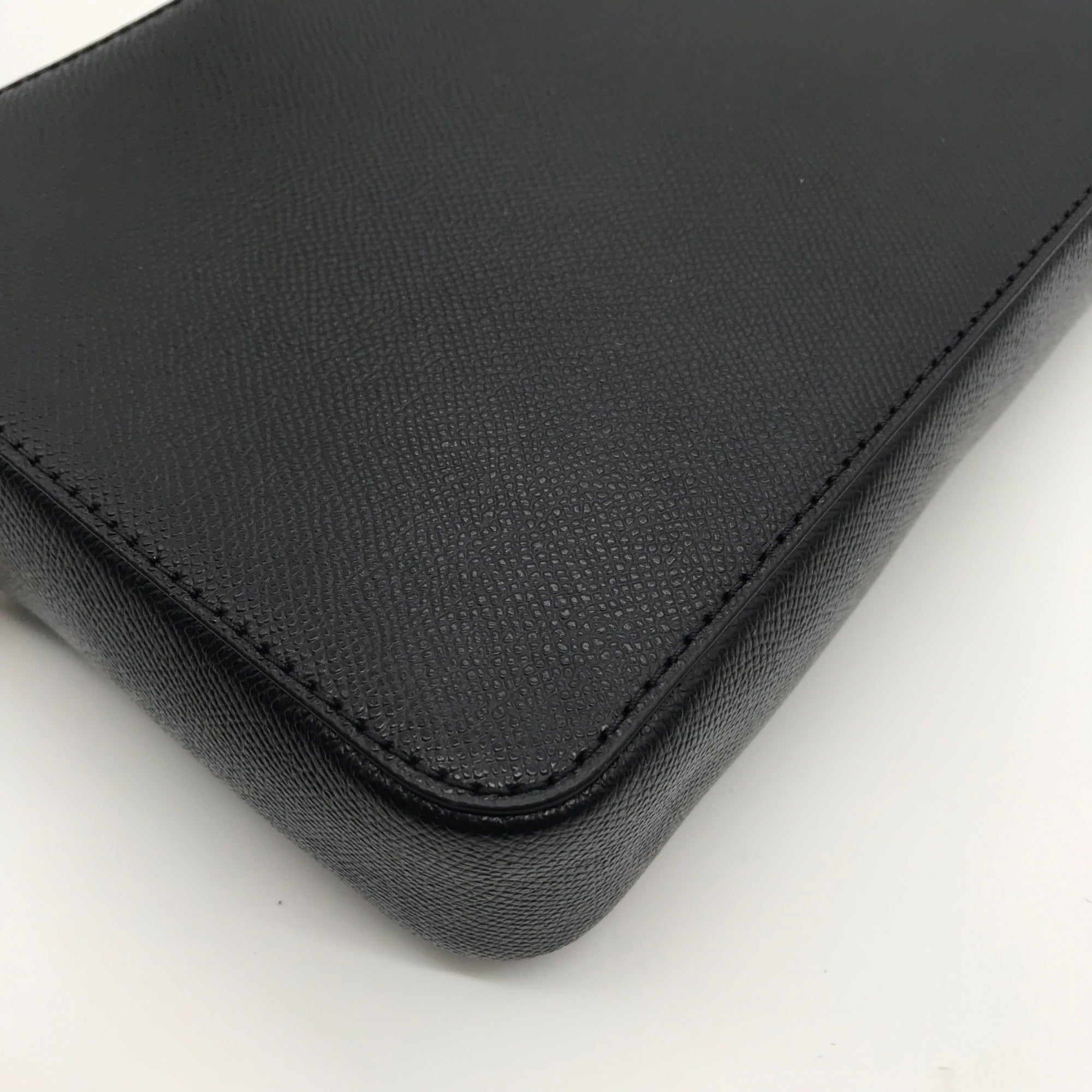 Michael Kors Black Leather Large East West Crossbody
