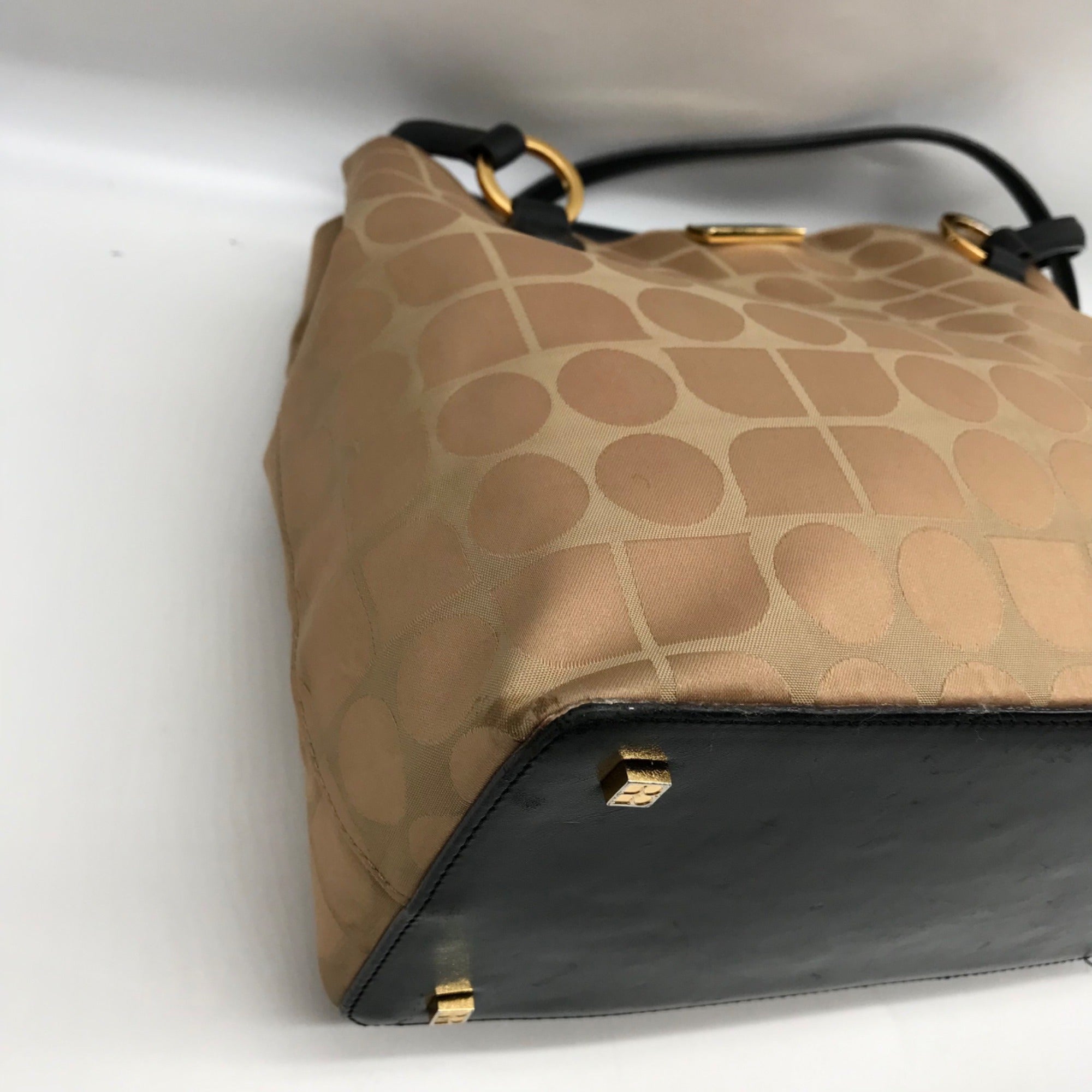 Kate Spade Camel Nylon Sam Noel Vintage Tote Bag
