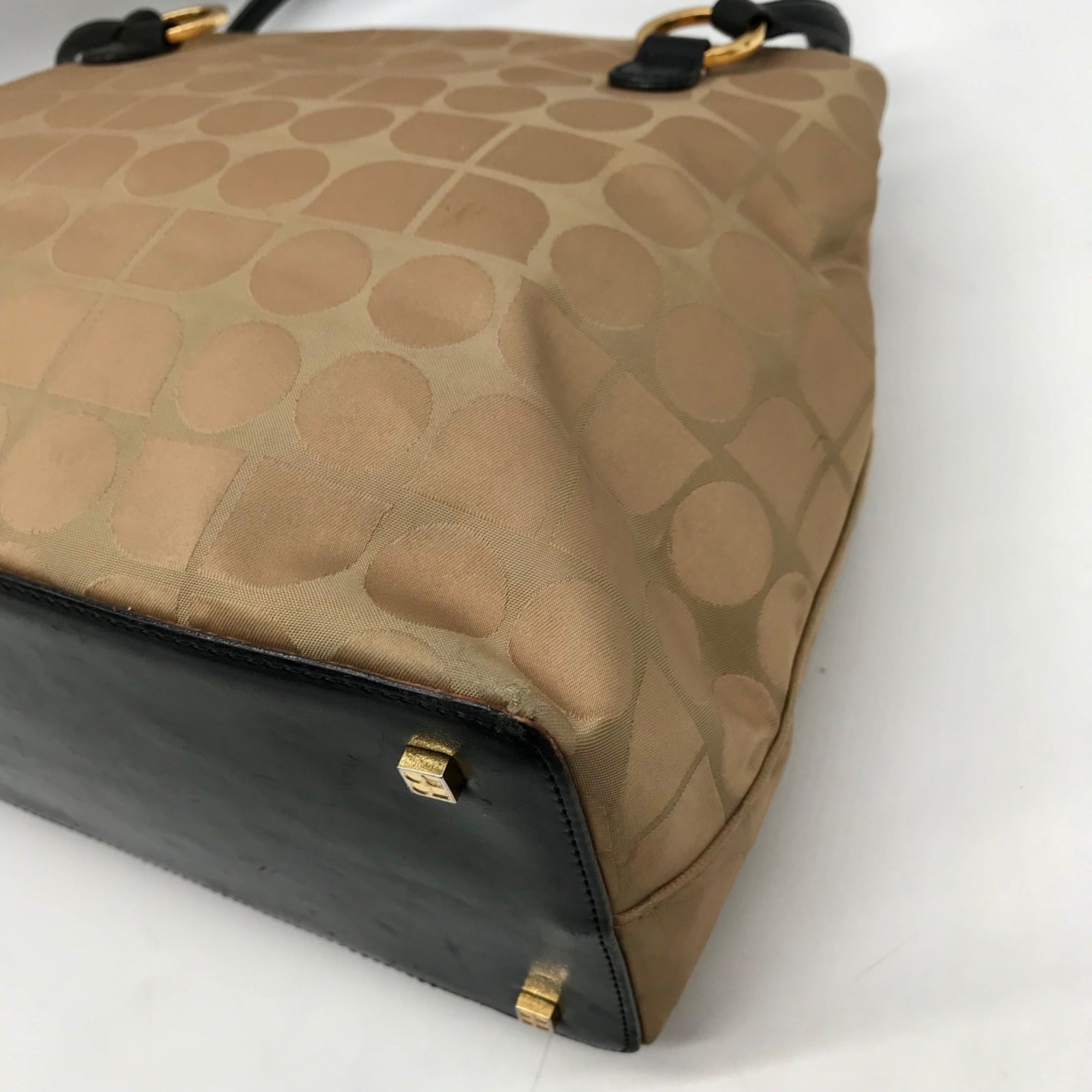 Kate Spade Camel Nylon Sam Noel Vintage Tote Bag
