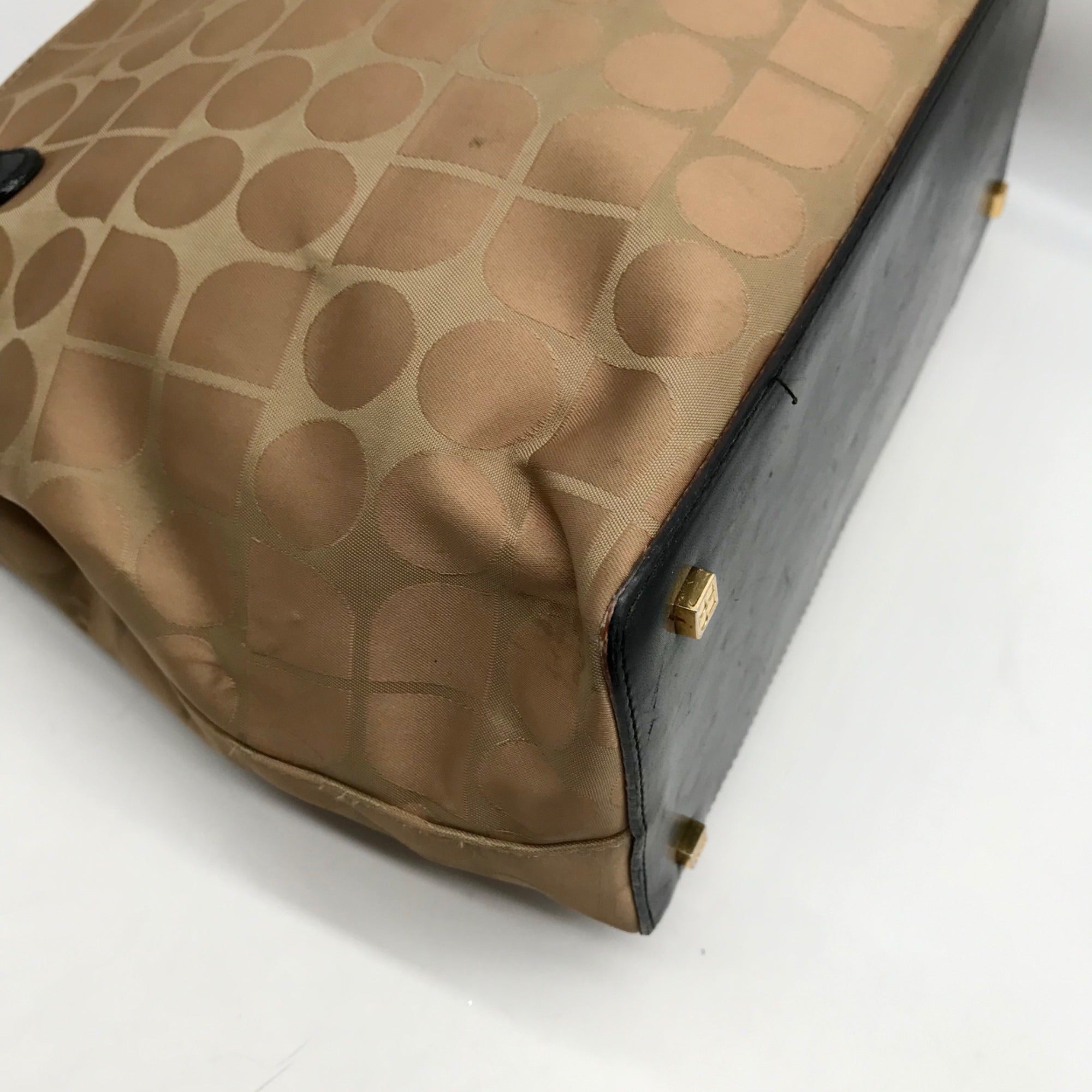 Kate Spade Camel Nylon Sam Noel Vintage Tote Bag
