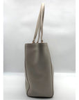 Dagne Dover Beige Leather Computer Tote Bag