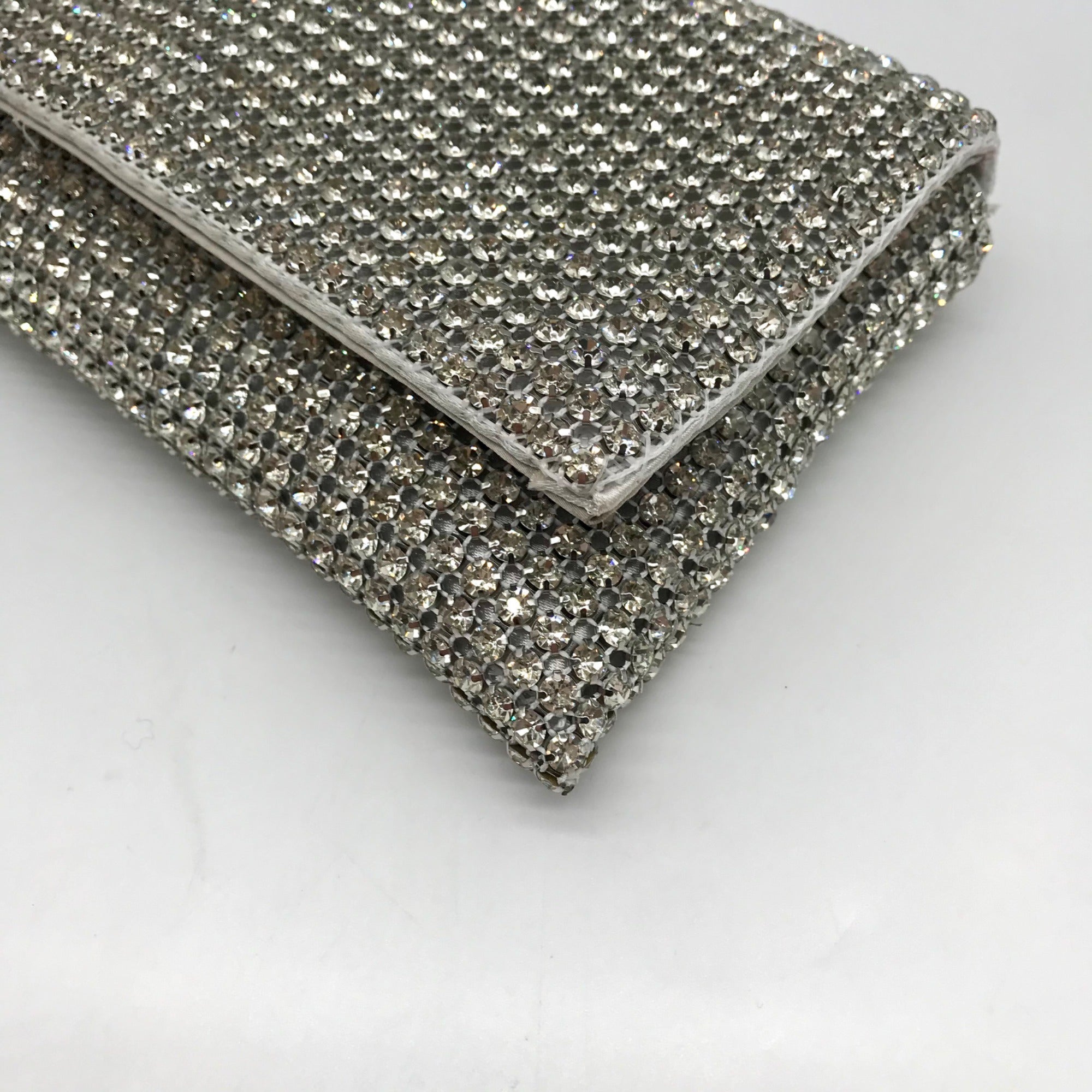 I.N.C. International Concepts Silver Mesh Prudence Convertible Clutch