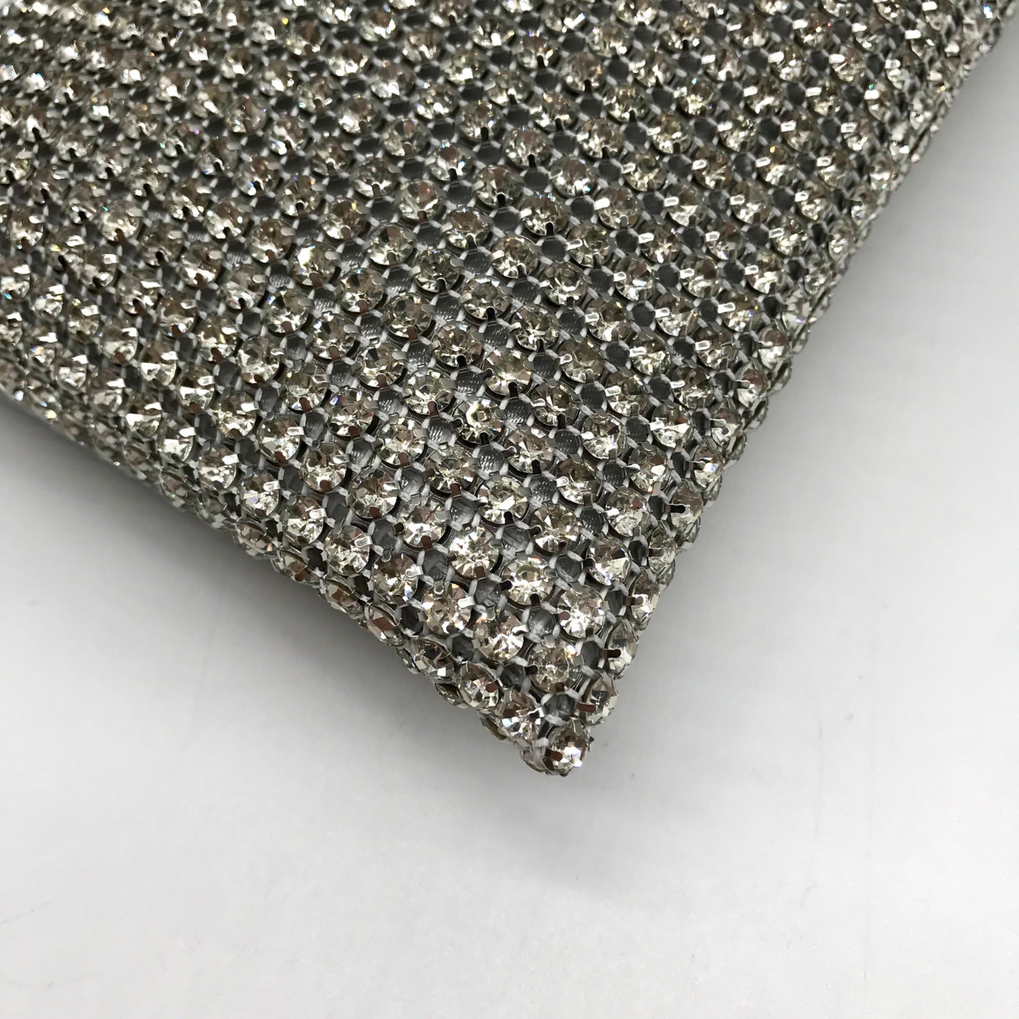 I.N.C. International Concepts Silver Mesh Prudence Convertible Clutch