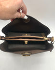 Coach Tan Pebbled Leather Charlie Bucket Bag