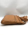 Hobo Caramel Double Zip Crossbody Bag