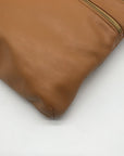 Hobo Caramel Double Zip Crossbody Bag