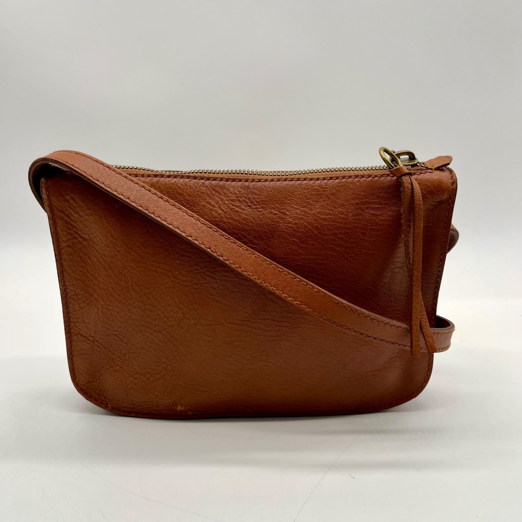 Madewell Brown Leather Crossbody Bag