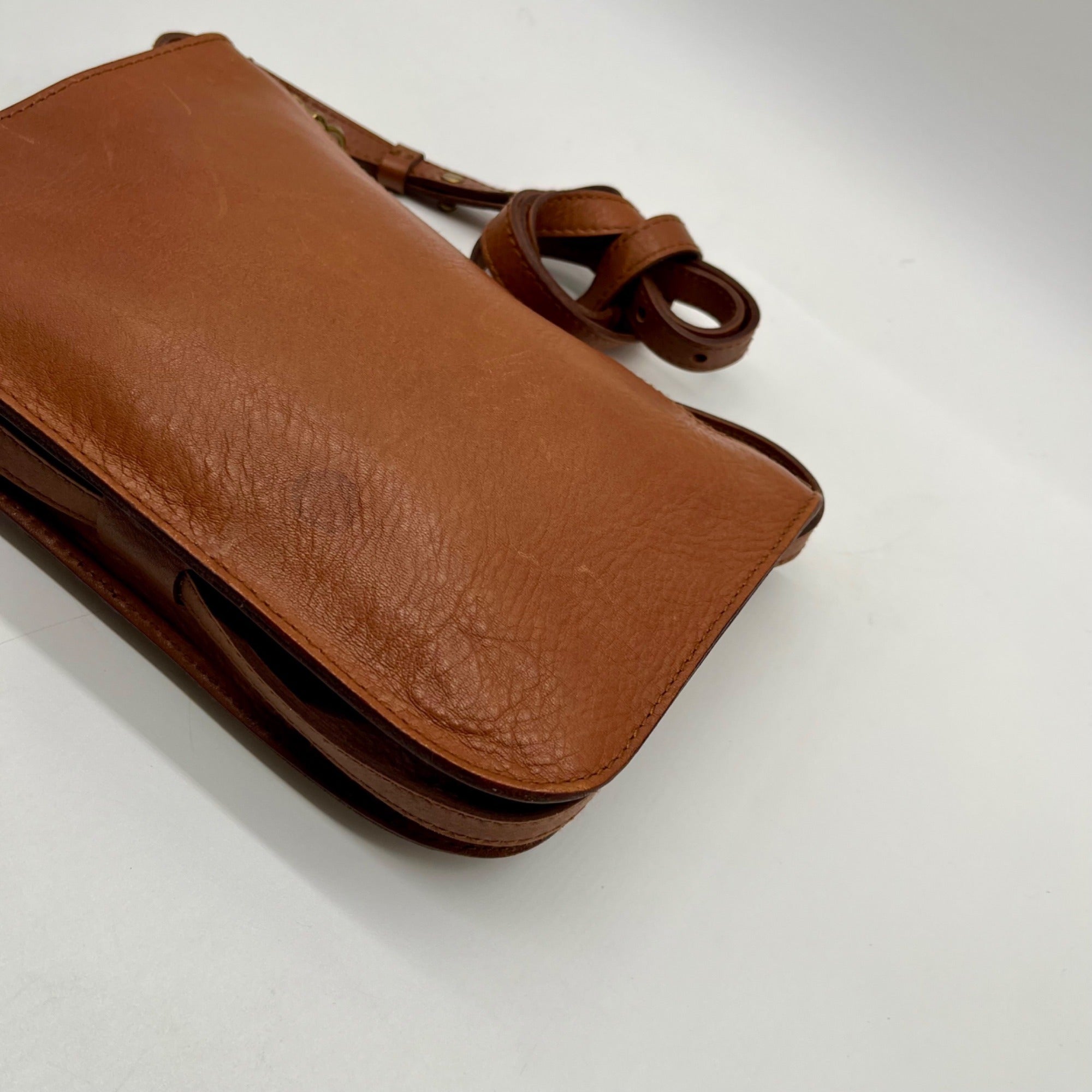 Madewell Brown Leather Crossbody Bag