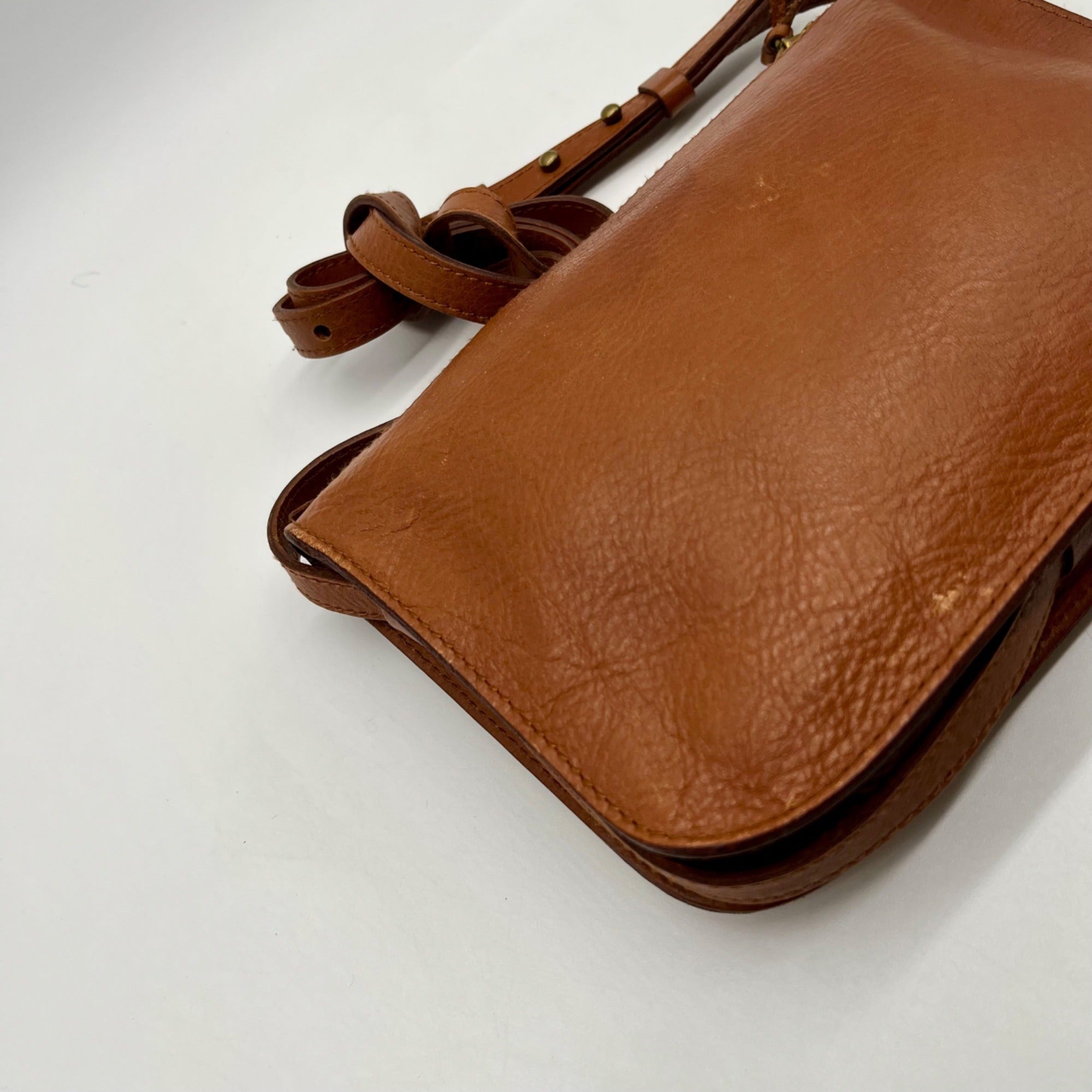 Madewell Brown Leather Crossbody Bag