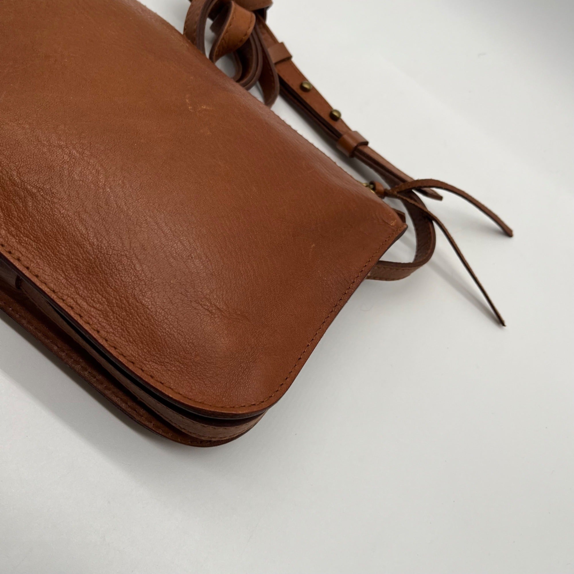 Madewell Brown Leather Crossbody Bag