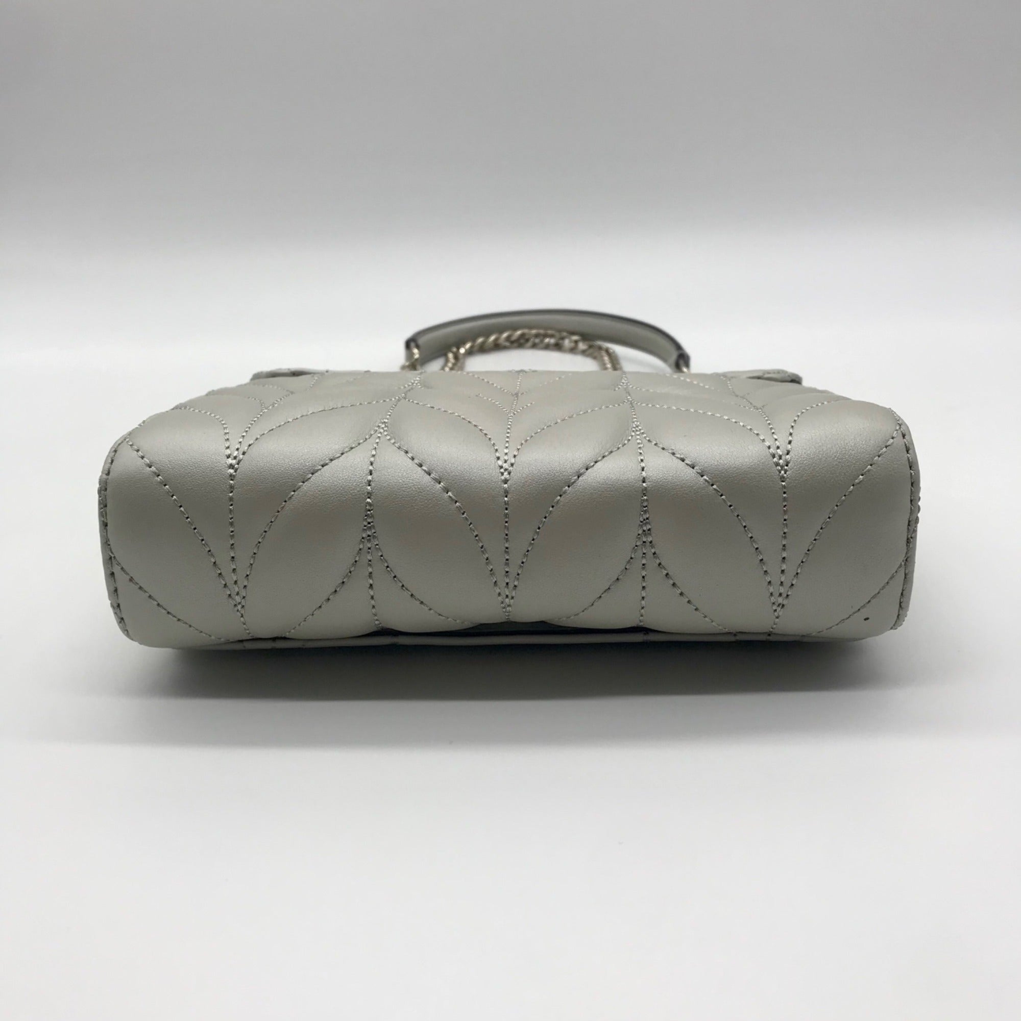 Kate Spade Optic White Leather Quilted Convertible Shoulder Bag