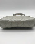 Kate Spade Optic White Leather Quilted Convertible Shoulder Bag