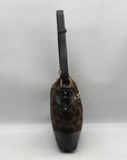 Coach Brown Canvas Signature Chain Convertible Shoulder Bag F18862