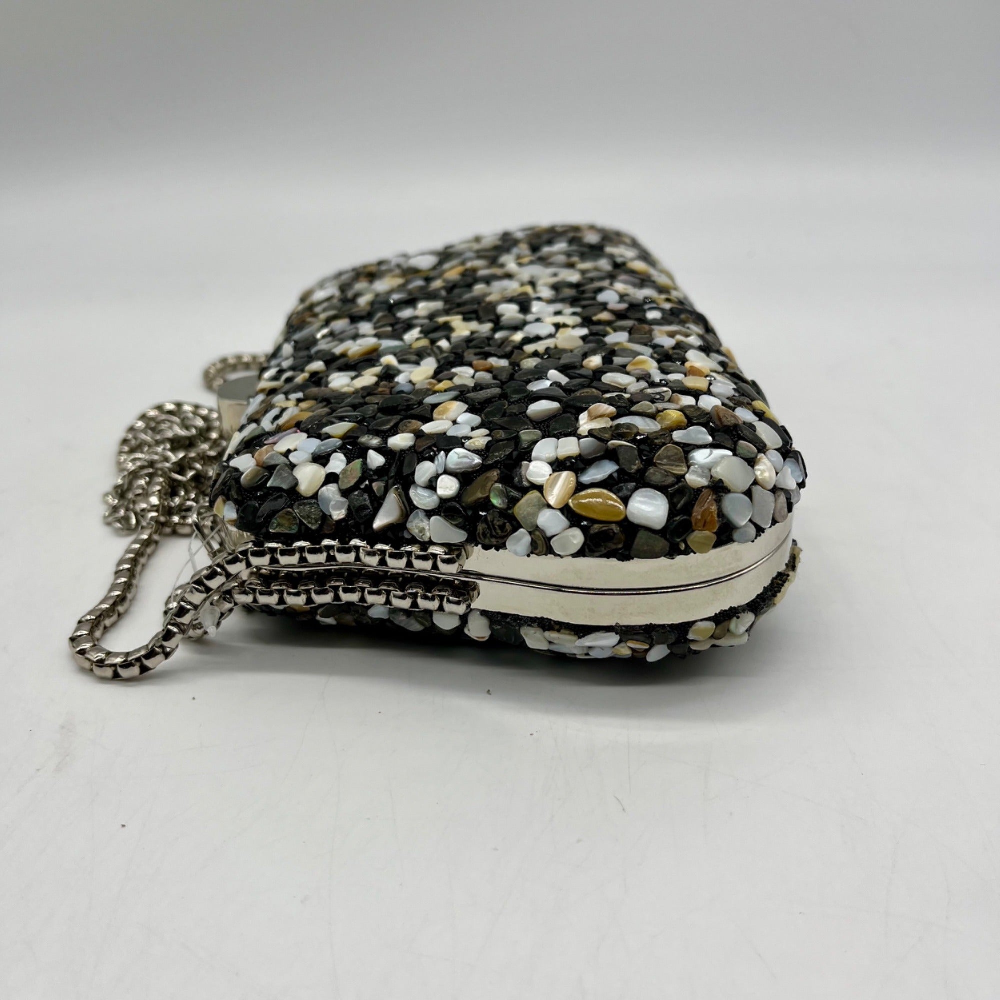 Nina Rock Candy Minaudiere Crystal Life Lock Clutch Bag
