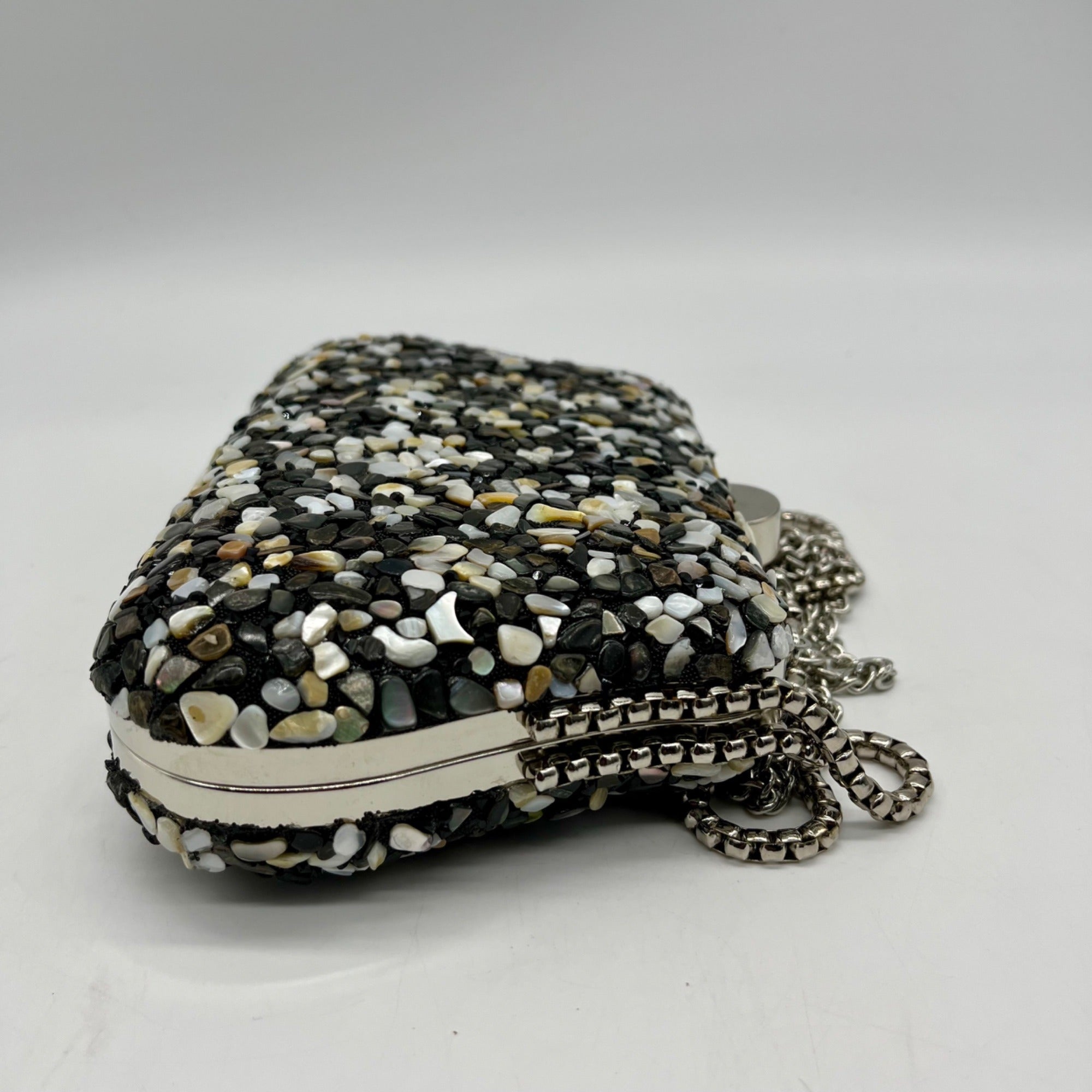 Nina Rock Candy Minaudiere Crystal Life Lock Clutch Bag