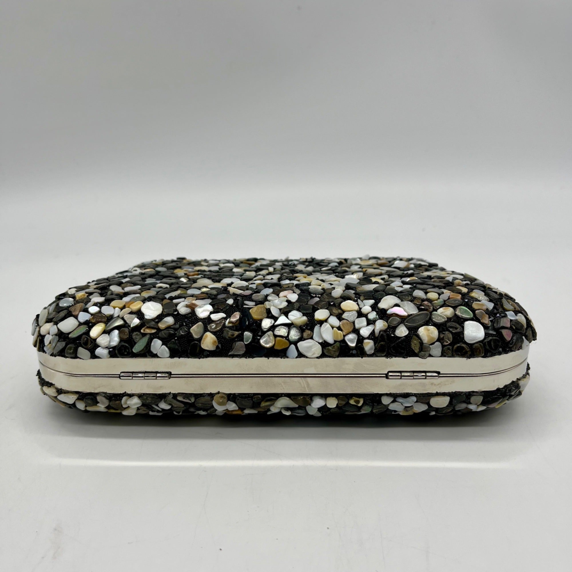 Nina Rock Candy Minaudiere Crystal Life Lock Clutch Bag