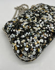 Nina Rock Candy Minaudiere Crystal Life Lock Clutch Bag