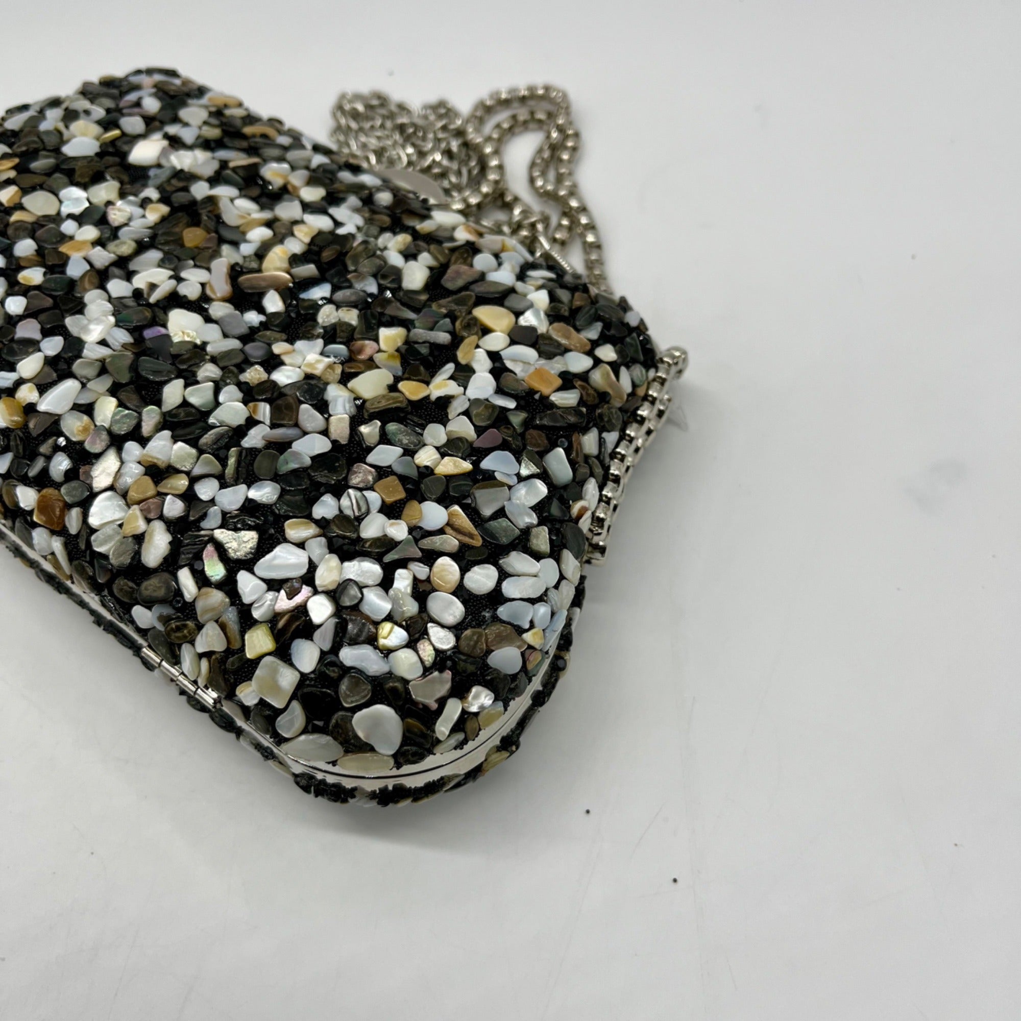 Nina Rock Candy Minaudiere Crystal Life Lock Clutch Bag